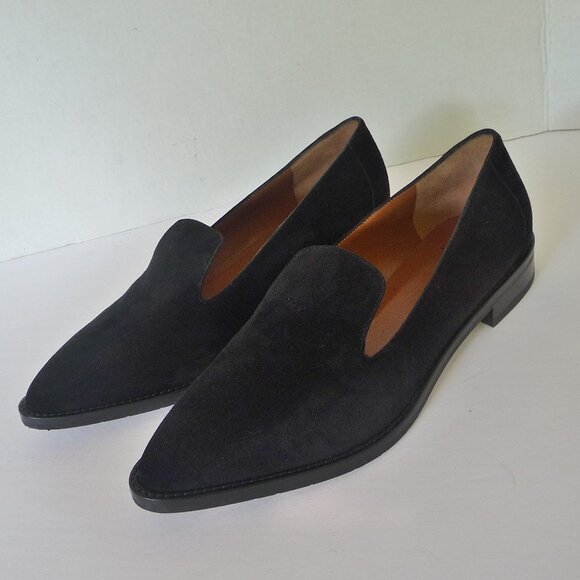 AQUATALIA Size 7.5 Golda Suede Loafer Flat ITALY - Picture 4 of 10